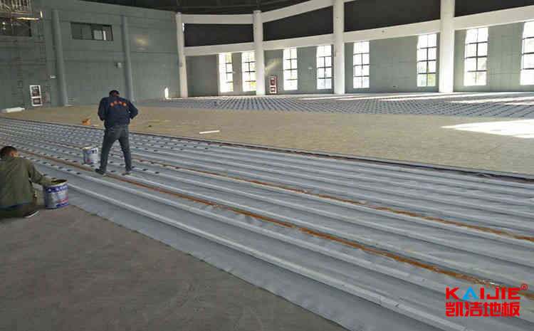 廣東體育地板施工方案