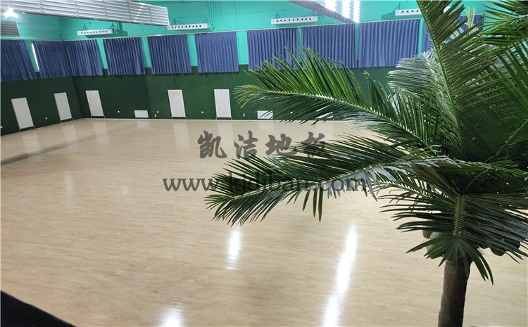 北京宏偉順通羽毛球館木地板——?jiǎng)P潔運(yùn)動(dòng)木地板